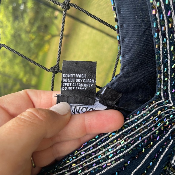 La Madona blue beaded mother of the bride dress - Picture 7 of 7